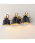 Hollis 3-Light Sconce Natural Aged Brass