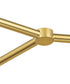 Arya 8-Light Linear Chandelier Brushed Gold