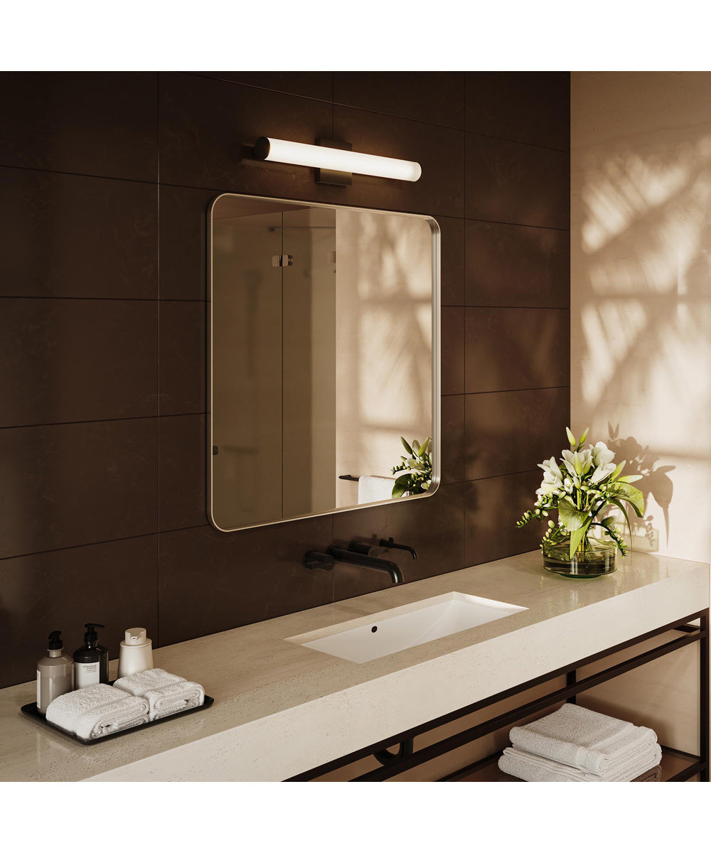 Phase 6.2 24 in. 5CCT Integrated LED Linear Vanity Light Black