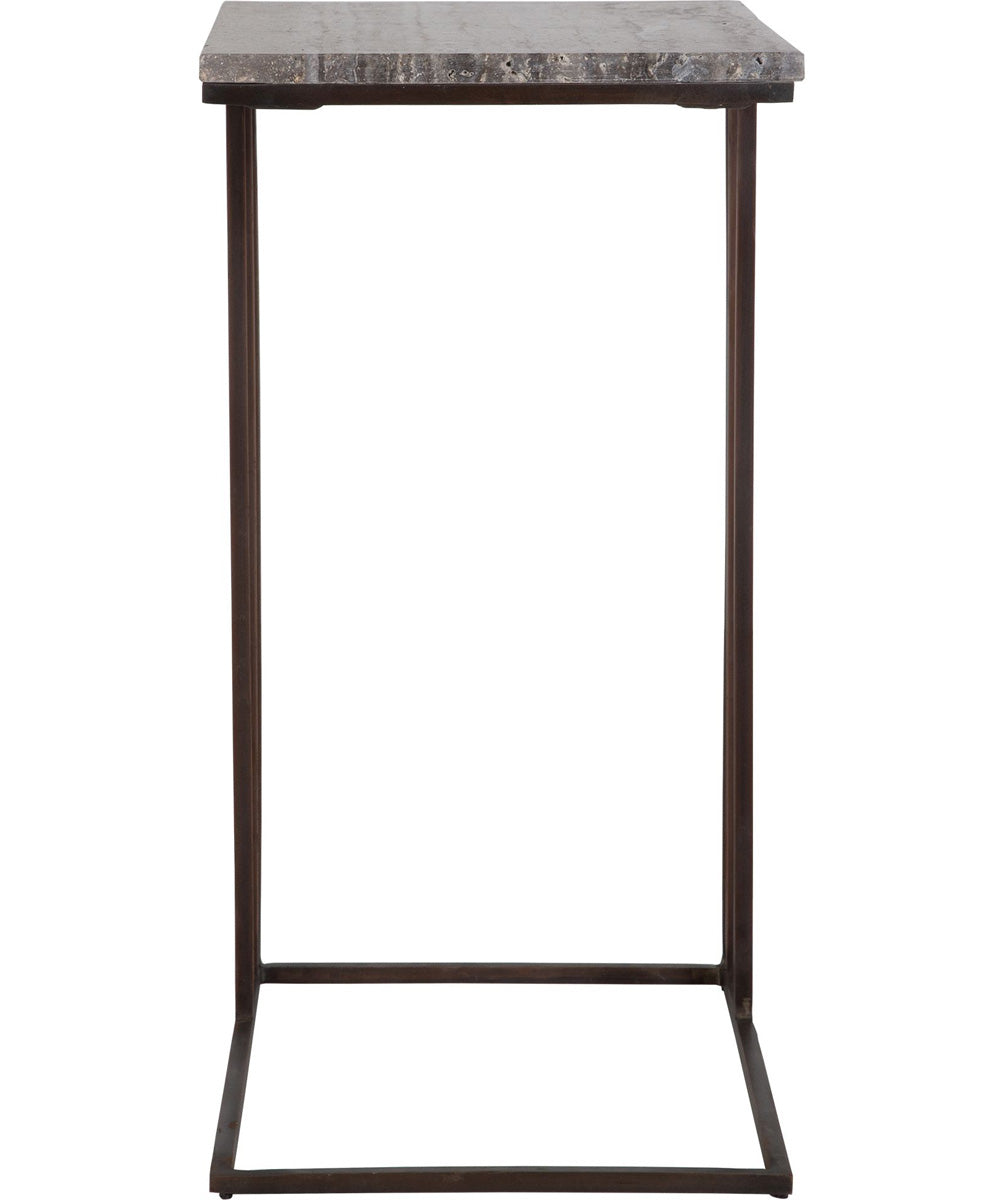 Theodore Travertine Accent Table