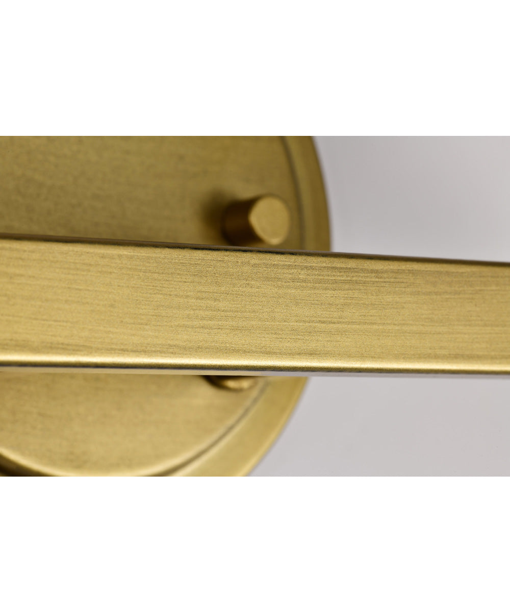 Solara 2-Light Vanity & Wall Natural Brass