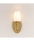 Durham 1-Light Sconce Natural Aged Brass