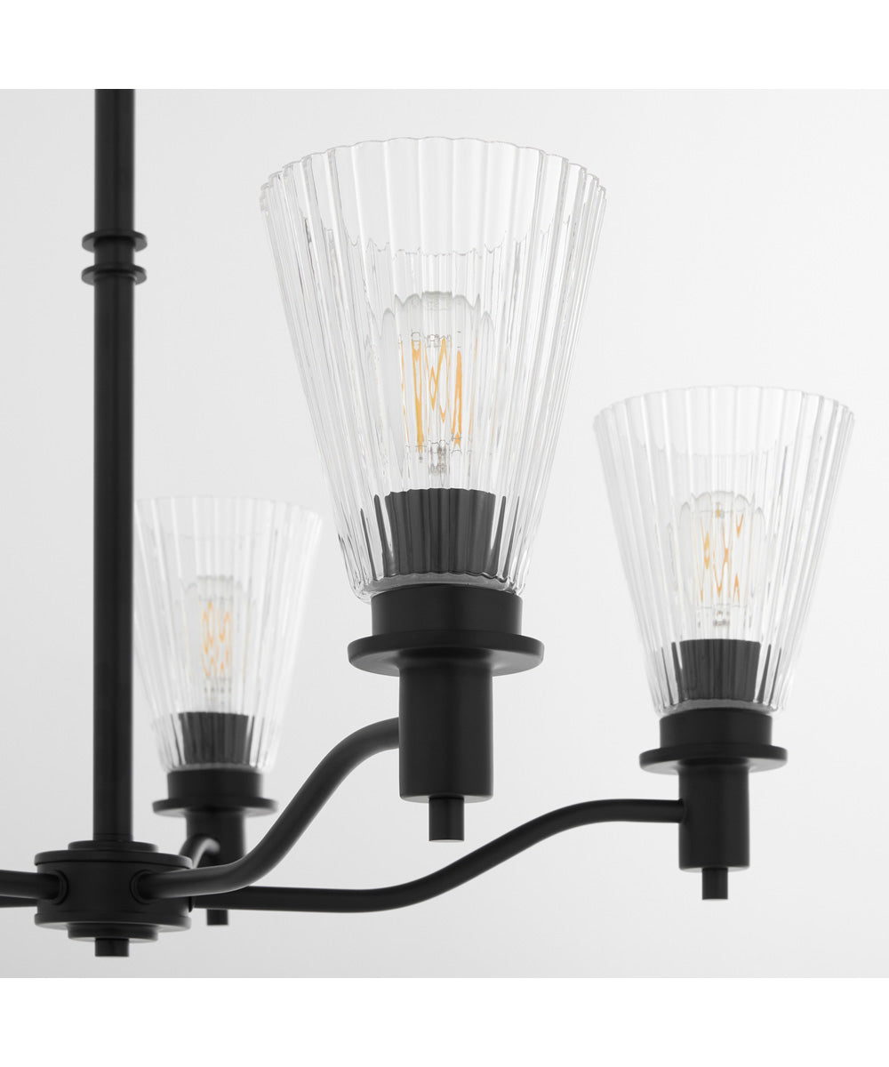 Lawton 5-light Chandelier Matte Black
