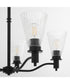 Lawton 5-light Chandelier Matte Black
