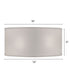 18x18x8 White Camelot Shallow Drum Hardback Lampshade
