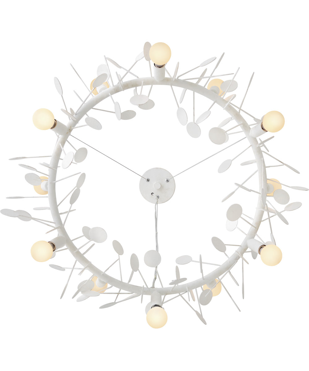 Lolli 12-Light Medium Single Tier Chandelier in Textured Plaster