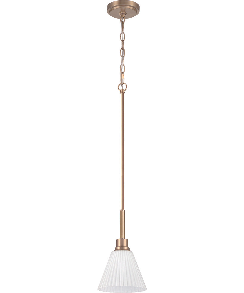 Pleated II 1-Light Lighting Premium Bronze