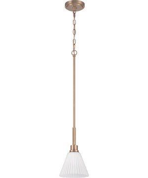 Pleated II 1-Light Lighting Premium Bronze