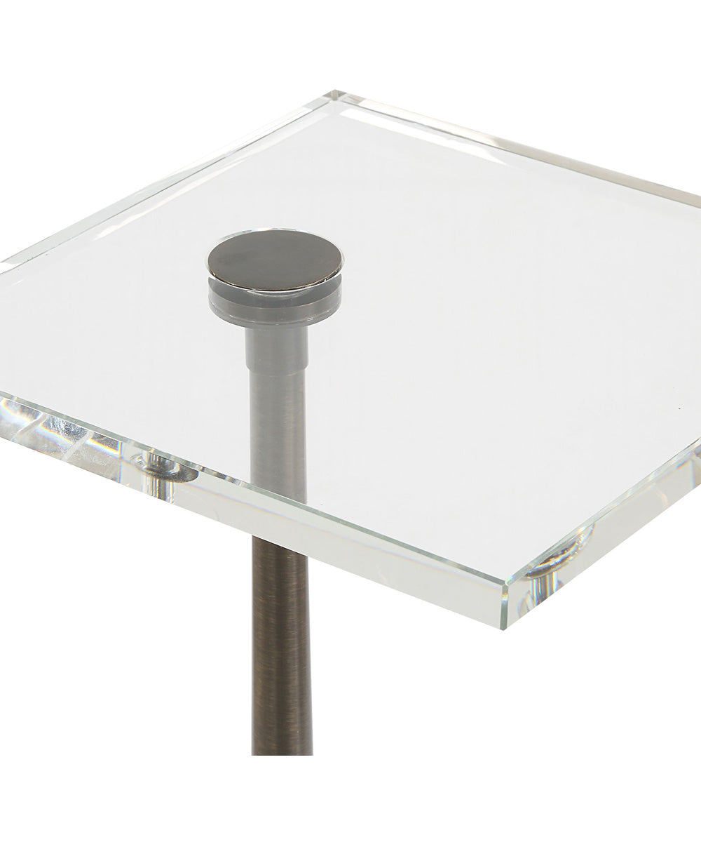 Pelton Marble Glass Drink Table
