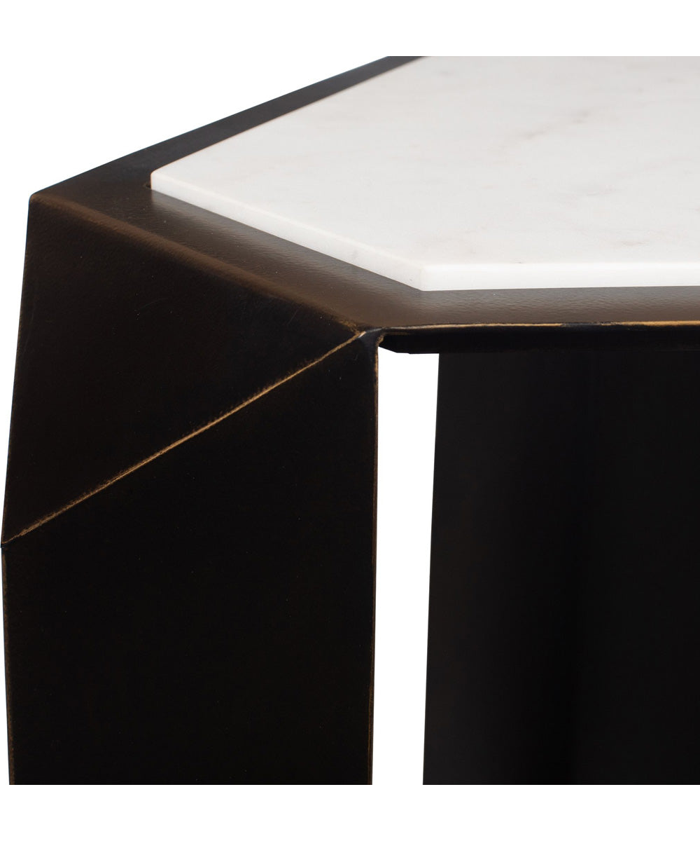 Keenan Geometric Accent Table
