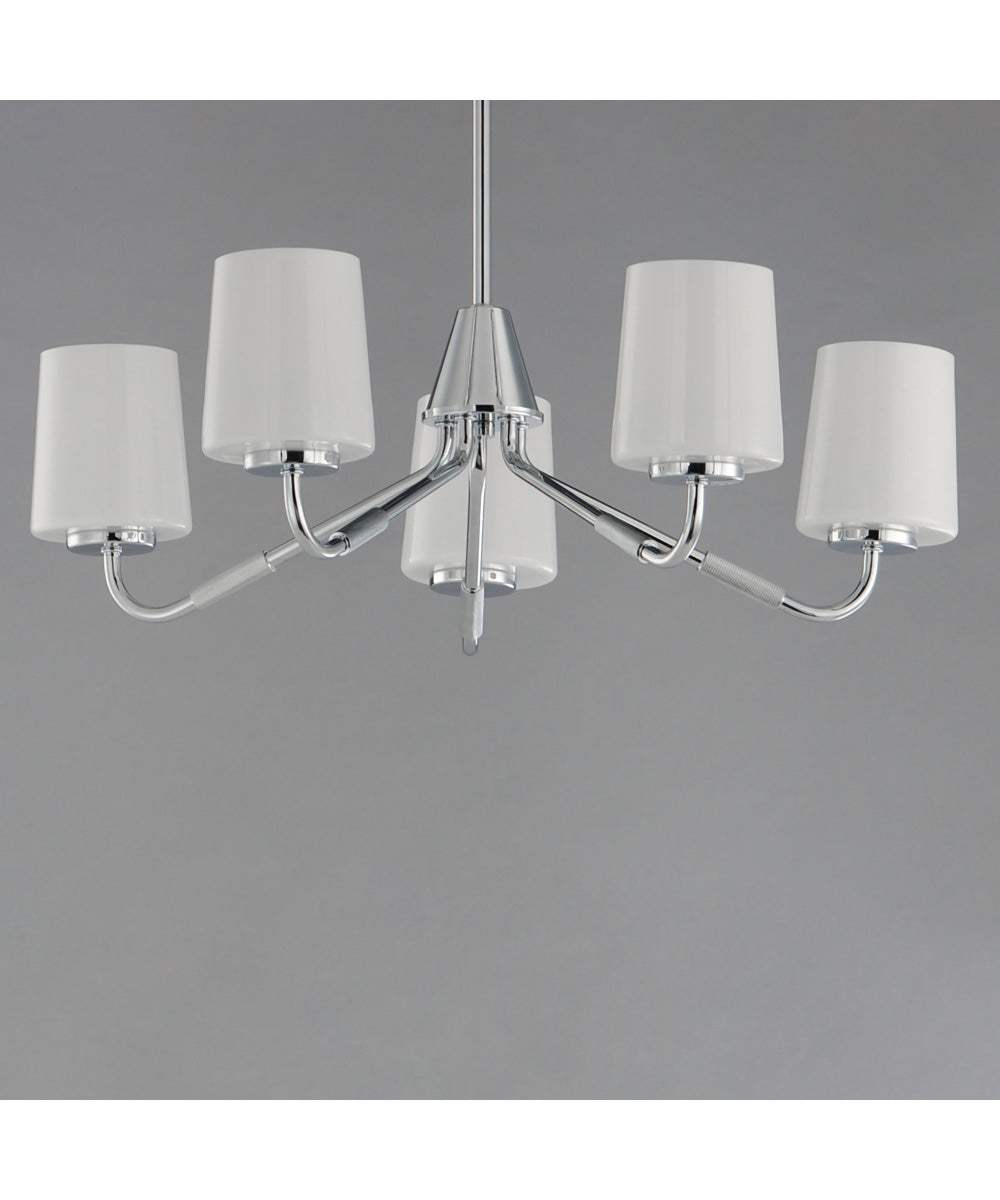 Durham 5-Light Chandelier Polished Chrome