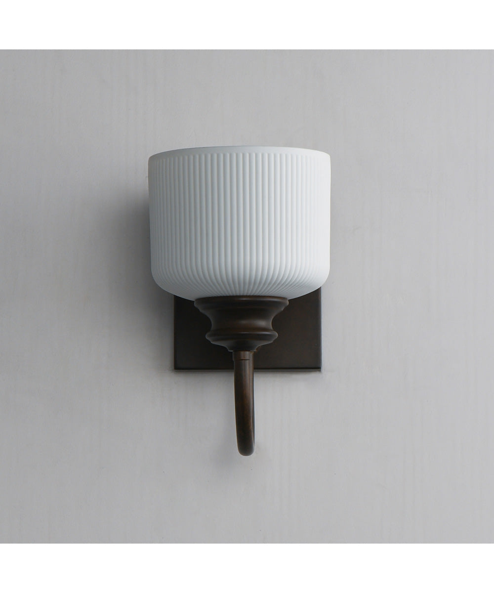 Bisque 1-Light Wall Sconce Oil Rubbed Bronze