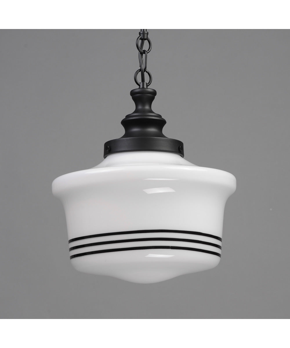 Eureka 1-Light Pendant Black