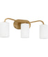 Rutherford 3-light Bath Vanity Light Brushed Brass