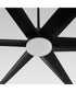 84" Spree Patio Ceiling Fan Matte Black