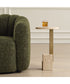 Feranno Travertine Accent Table