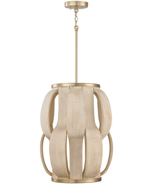 Willa 1-Light Pendant Matte Brass