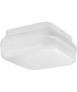 Hard Nox 10" Square Flush Mount Light Satin White