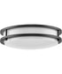 Abide 5-CCT Integrated LED Contemporary 10.24" Small Flush Mount Light Matte Black