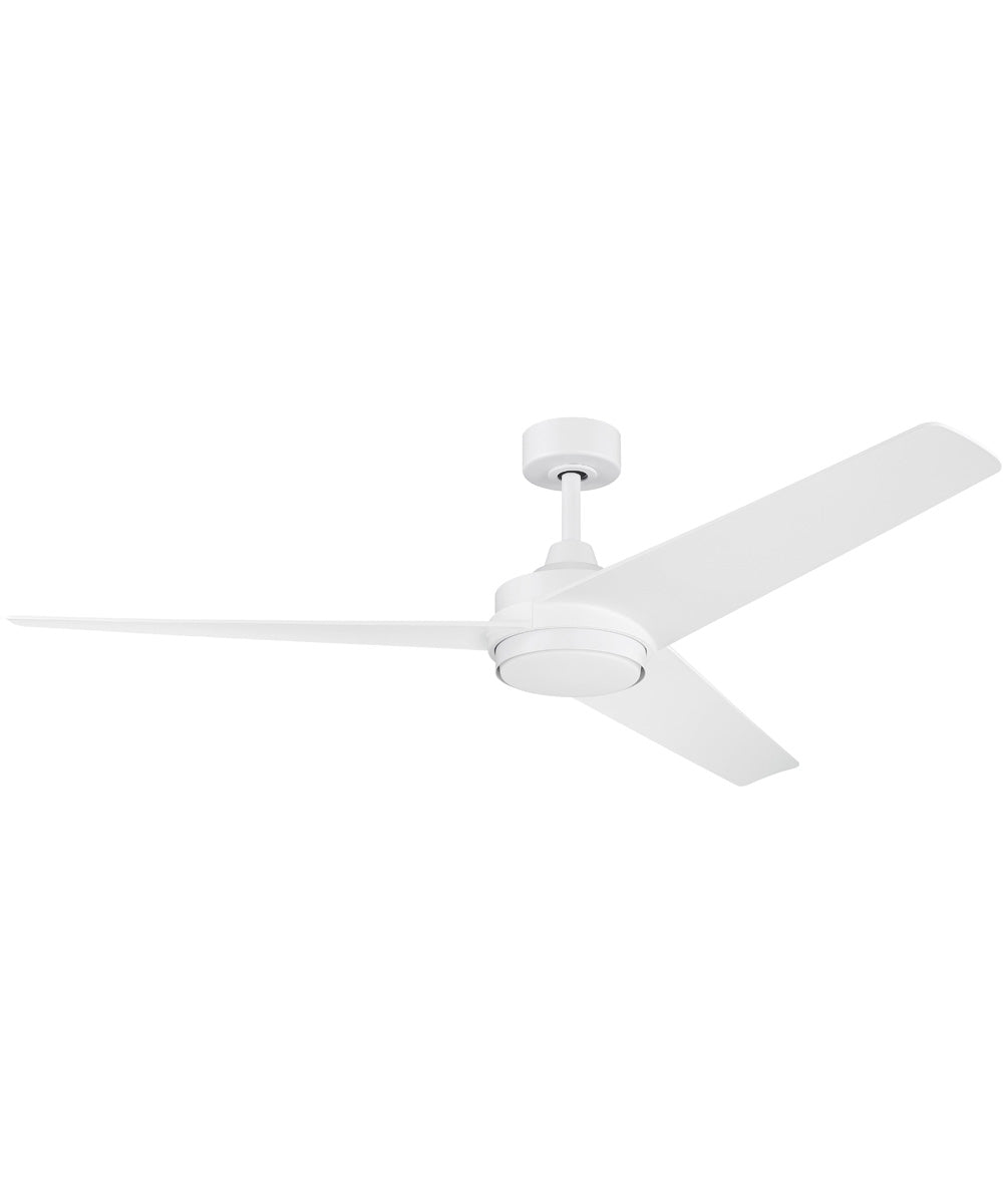 Velto 60-in. 3-Blade LED Modern Ceiling Fan Matte White