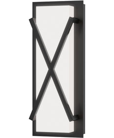 Dexter 14 inch LED Wall Sconce Black