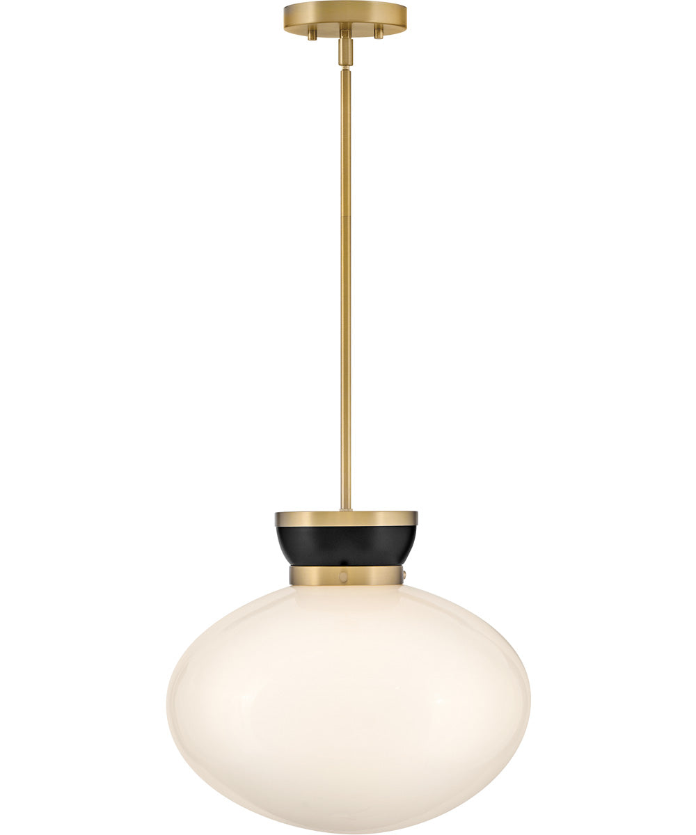 Lucy 1-Light Medium Pendant in Black