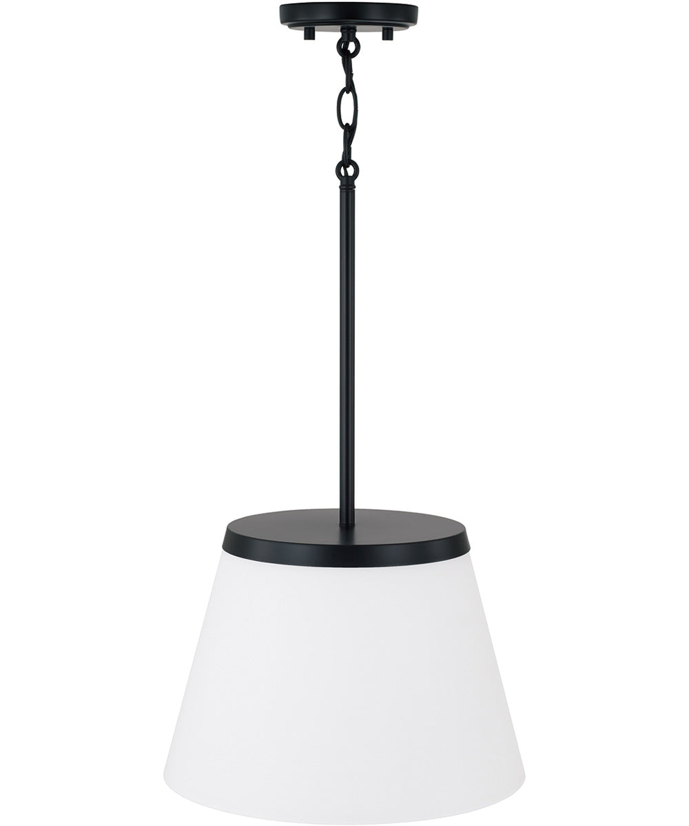 Drake 1-Light Pendant Matte Black