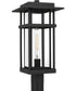 Morgan 1-light Outdoor Pendant Light Earth Black