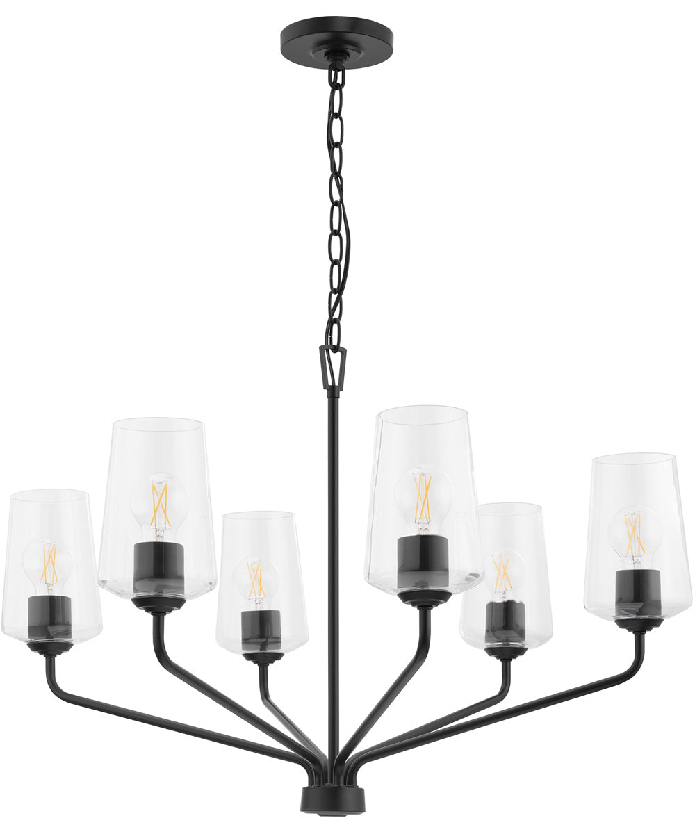 Celino 6-Light Chandelier Black
