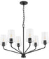 Celino 6-Light Chandelier Black