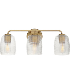Honey 3-Light Bath Vanity Natural Aged Brass
