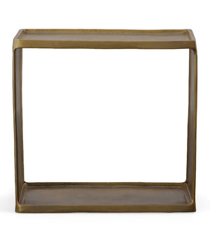 Derwent Antique Brass Side Table
