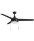 Trio Pull 52 inch 3-Blade Fan w Pull Chain Black