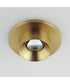 Caldera LED Flush Mount Natural Aged Brass