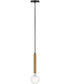 Bobbie 1-Light Extra Small Single Light Pendant in Lacquered Brass