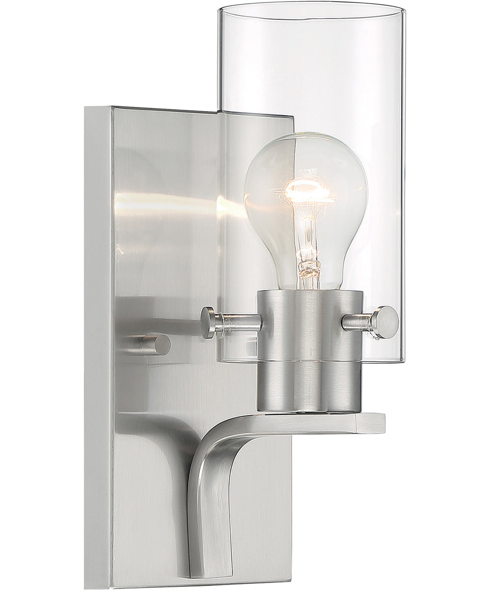 5"W Sommerset 1-Light Vanity & Wall Brushed Nickel