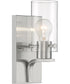 5"W Sommerset 1-Light Vanity & Wall Brushed Nickel