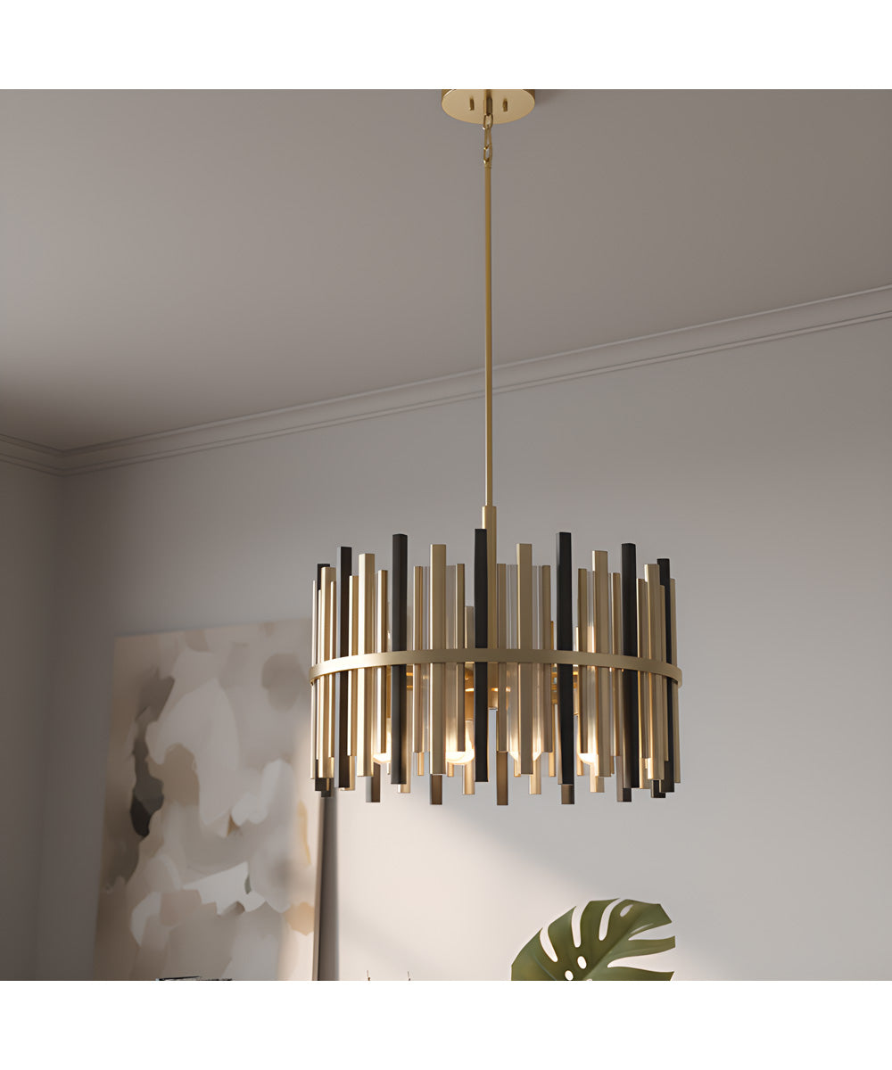 Richards 8-light Pendant Brushed Gold