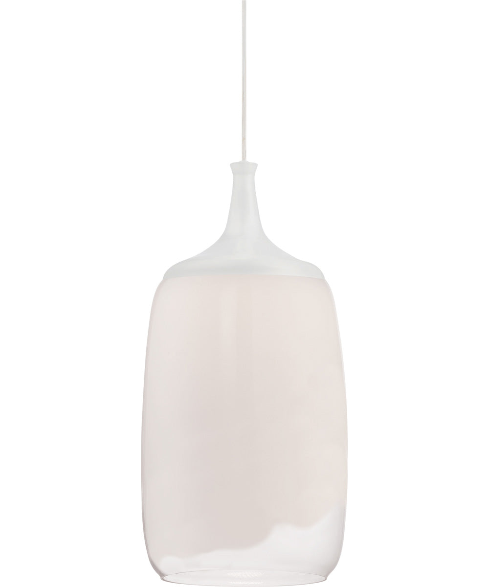 13"W Horizon 1-Light Pendant White