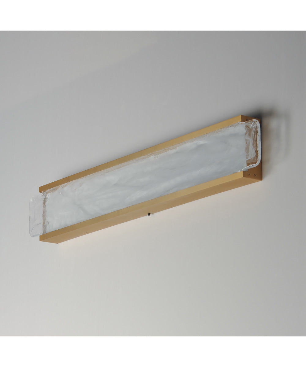 Celine 32 inch LED Bath Vanity Natural Aged Brass