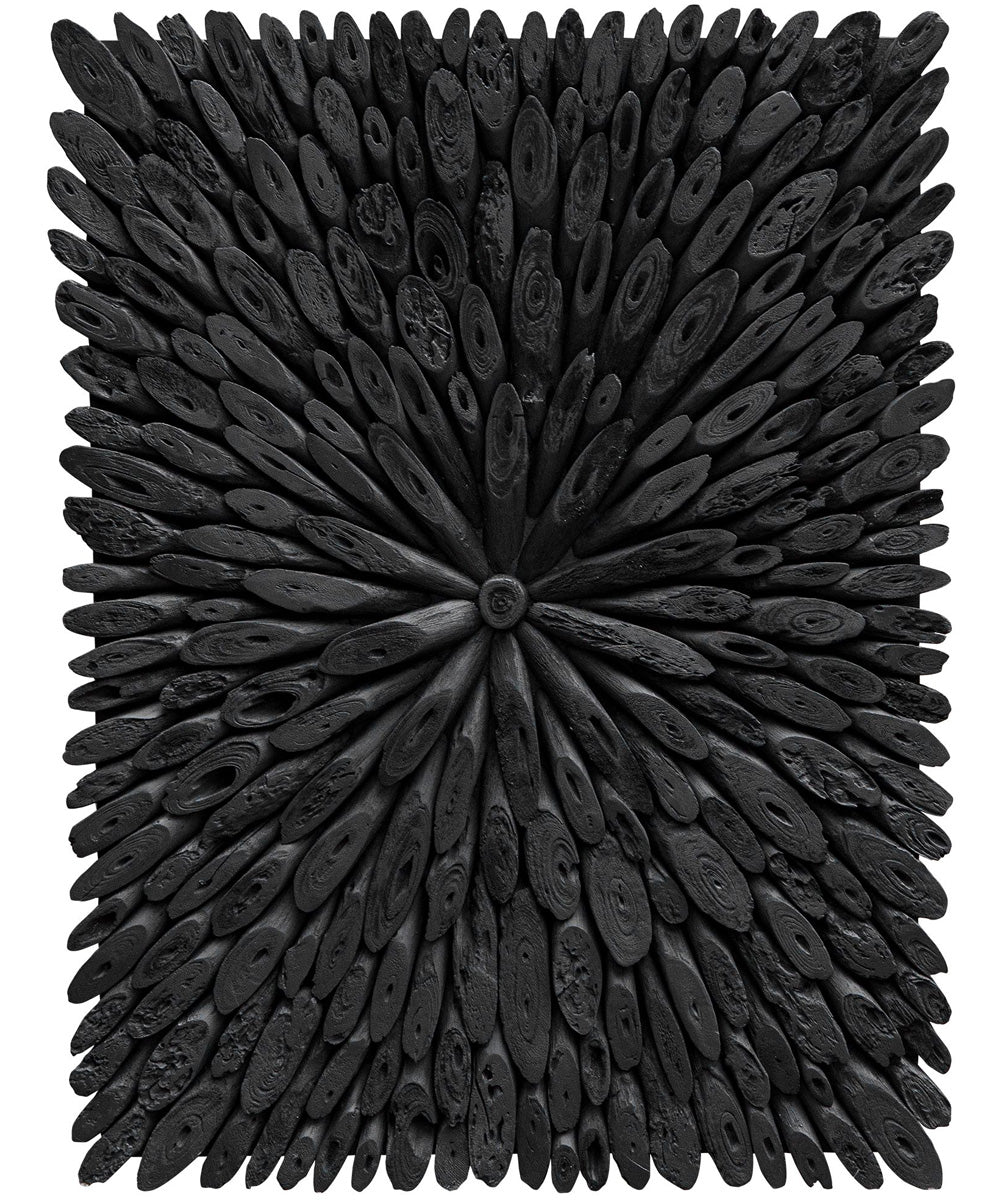 Bahama Black Wood Wall Decor