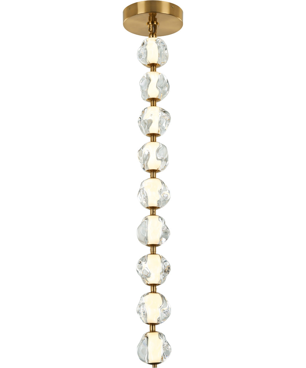 Jackie 9-Light Lighting Satin Brass