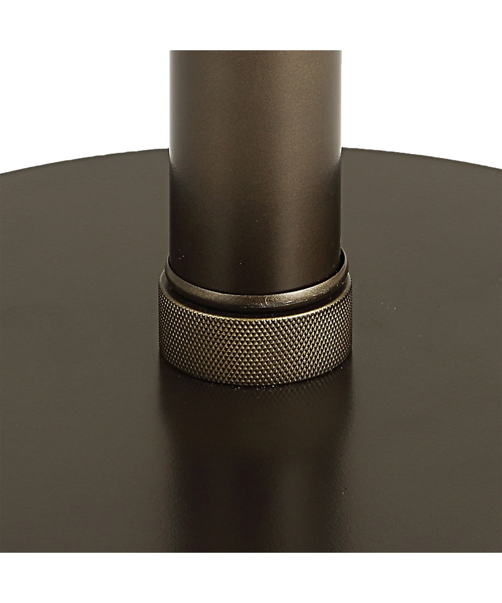 Floor Lamp in Rich Dark Bronze with Dome Metal Shade