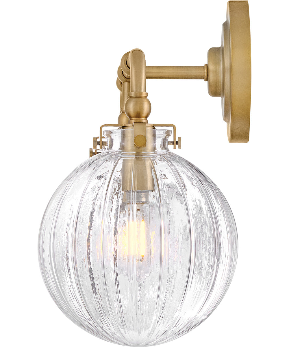 Helene 3-Light Medium Three Light Vanity in Lacquered Brass