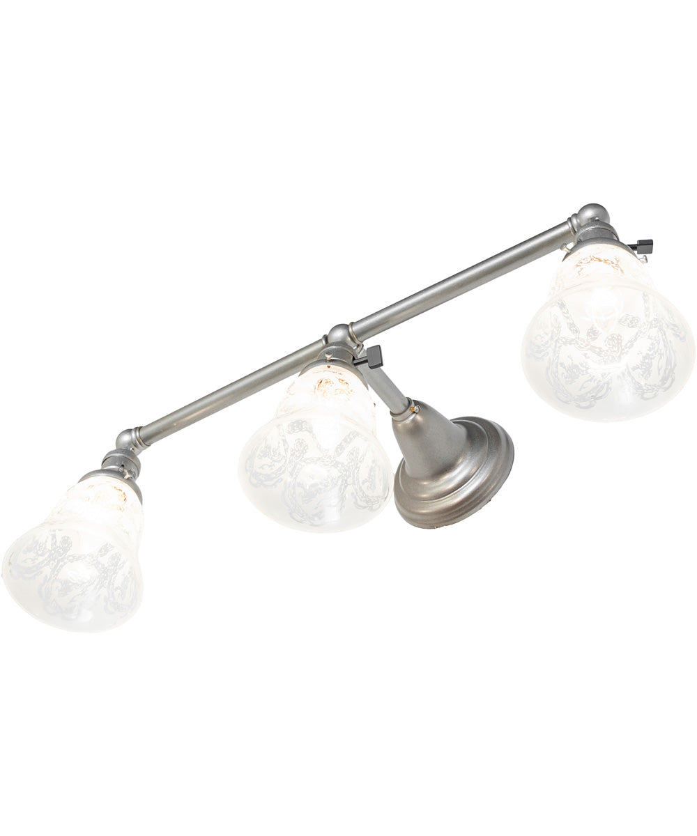 24" Wide Revival Wreath & Garland 3 Light Vanity Light