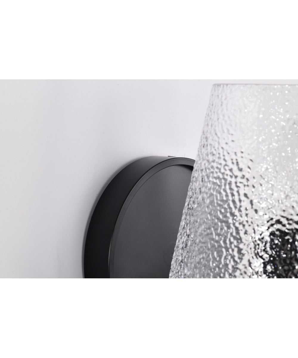 Valentine 1-Light Vanity & Wall Black