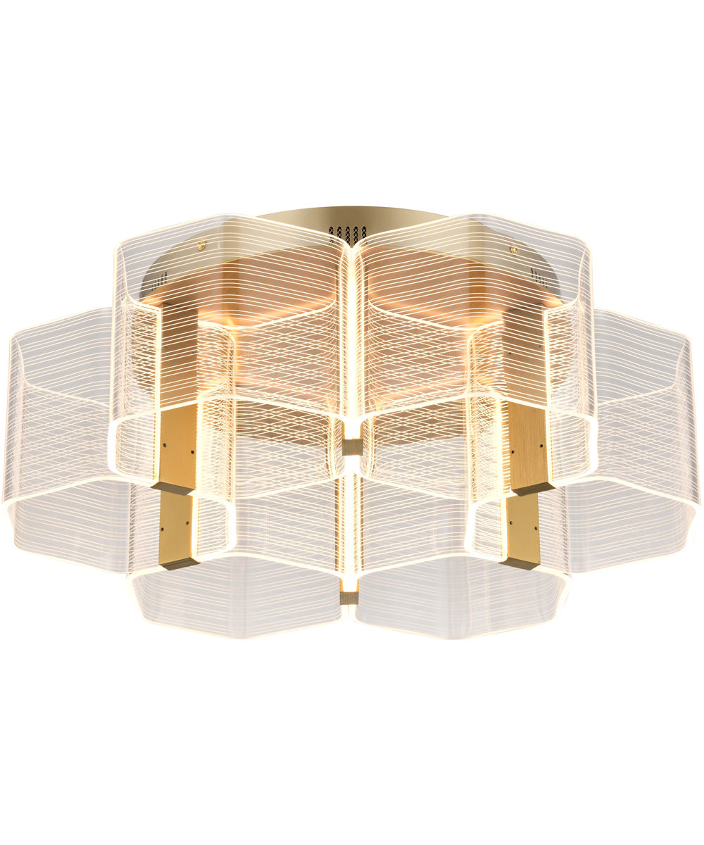 Kenzo  Close-to-Ceiling Polished Anodized Bronze