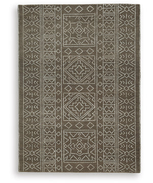 Merrittman Medium Rug Brown/Ivory
