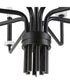 Ebony Elegance 8 Light Chandelier