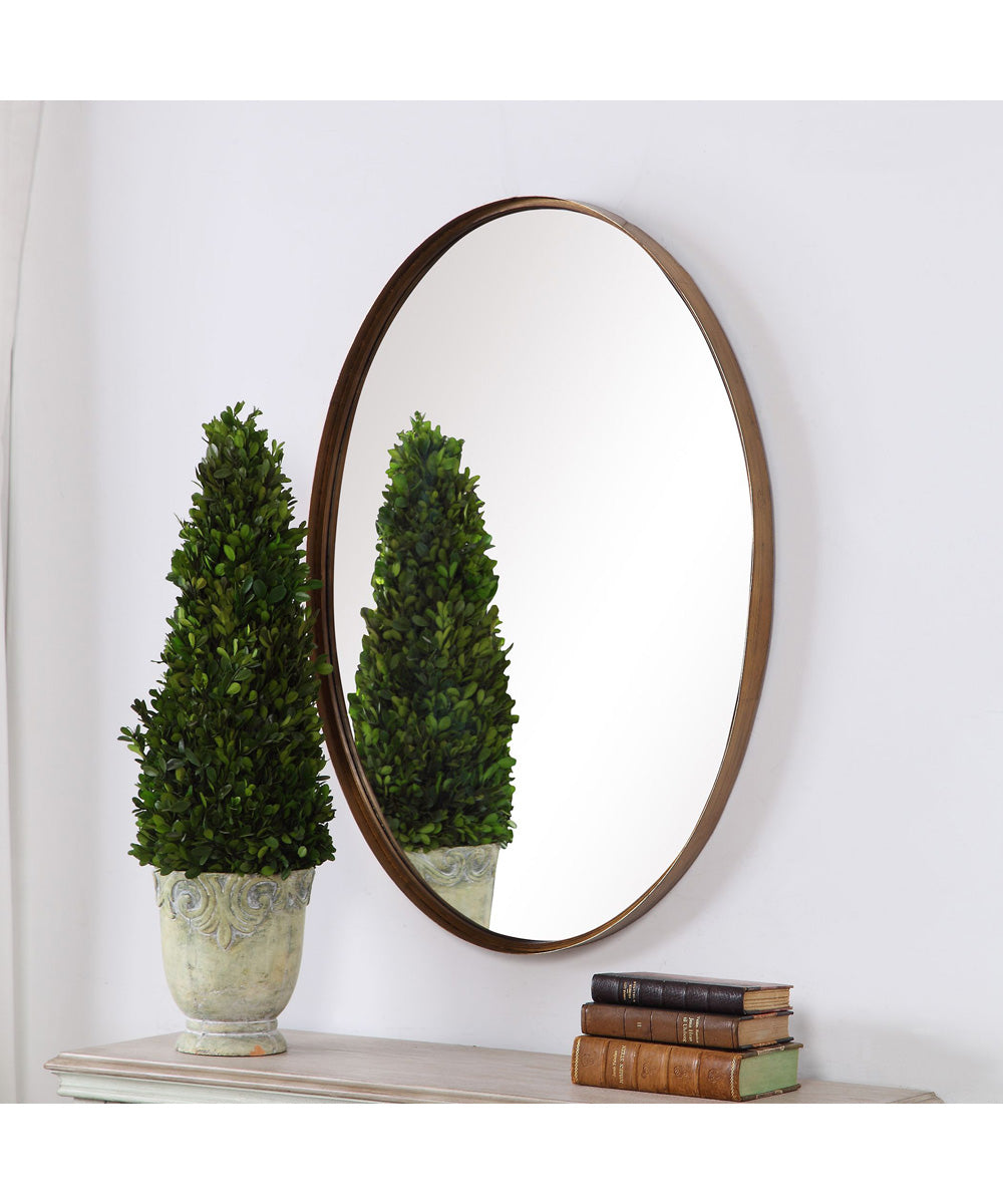 24x35" Wall Mirror Hand Finished in Gold Leaf